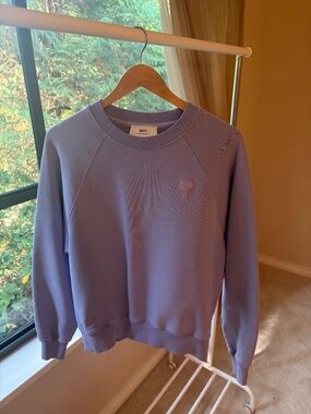 Ami Paris Purple Ami de Cœur Sweatshirt (Size M)